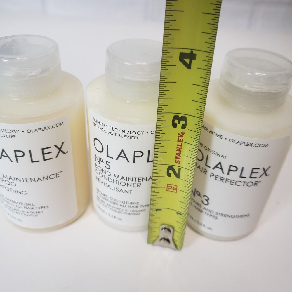 New Sealed OLAPLEX Hair Care Trio Set No 3 No 4 No 5 Travel Size 3.3 oz - Picture 2 of 7